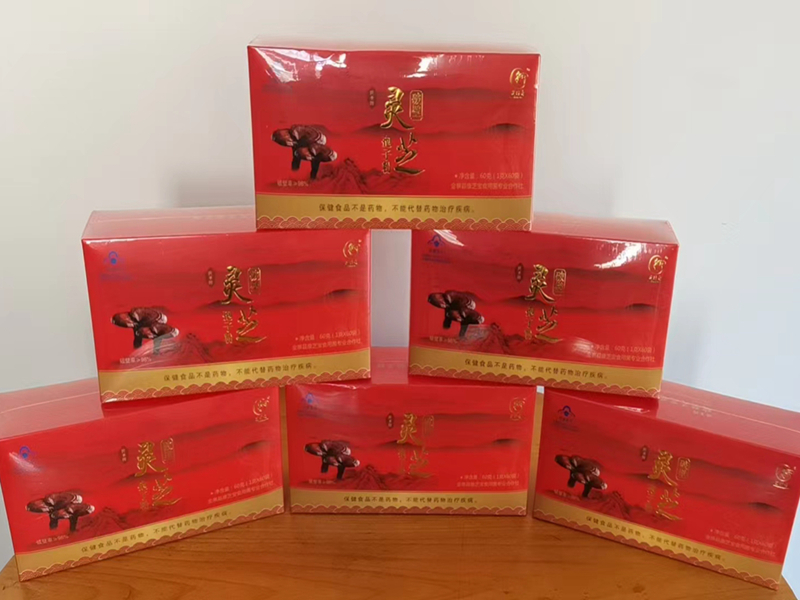 红盒灵芝破壁孢子粉（净含量：60克，1克X60小袋）
